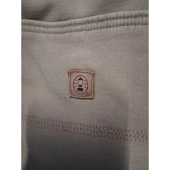 Coleman Mens Khaki Workwear Pants 36x32 Durable Cotton Blend With Pockets - Picture 3 of 7
